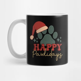 Happy Pawlidays Mug